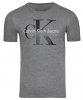 T-shirt koszulka Calvin Klein Jeans męska z okrągłym dekoldem grafitowa